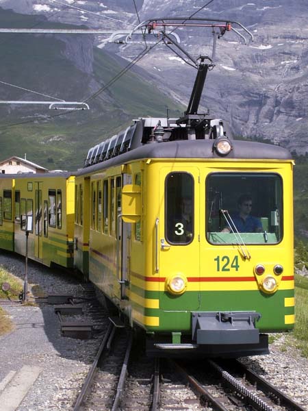 Swiss Railway,Bhan,Train,Rack,Cog,WAB,Wengeneralpbahn,BDhe 4/4 II