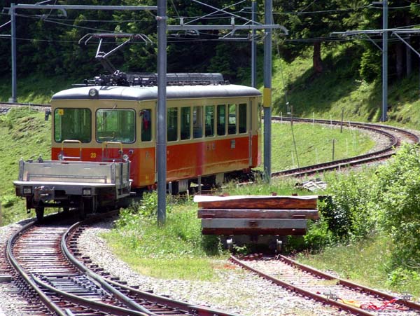 Swiss Railway,Bhan,Train,BLM,Bergbahn,Lauterbrunnen-Mürren,BDe4/4