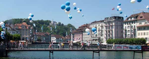 Luzern,Lucerne,Footbridge