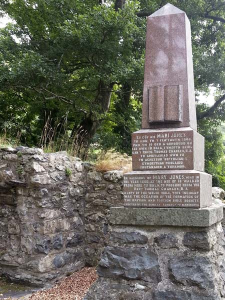 Mary Jones,Monument,Llanfihangel y Pennant,Ty'n y Ddôl
