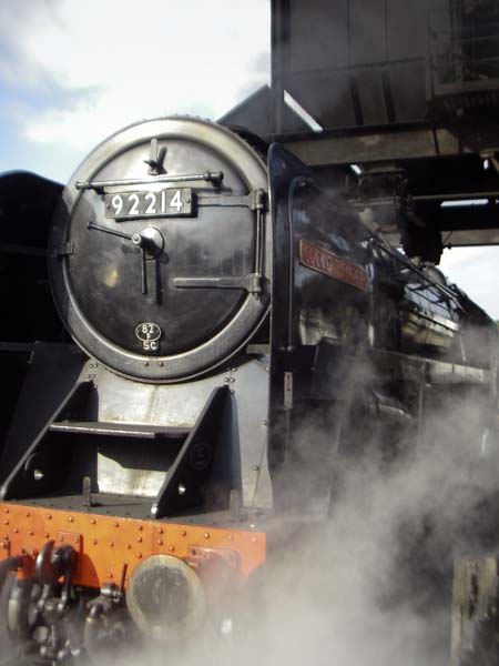 92214 Cock o' the North,Coaling,Grosmont,NYMR,North Yorkshire Moors Railway,Heritage,Train,Steam Engine,Locomotive