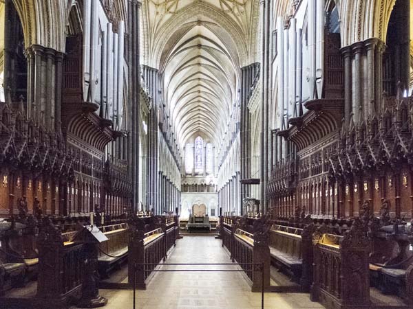 Quire,Choir,Nave,Salisbury Cathedral