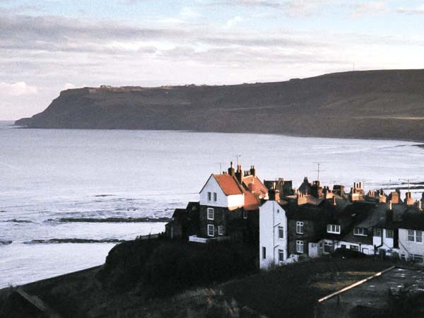 Robin Hood's Bay,Cliffs,Sea
