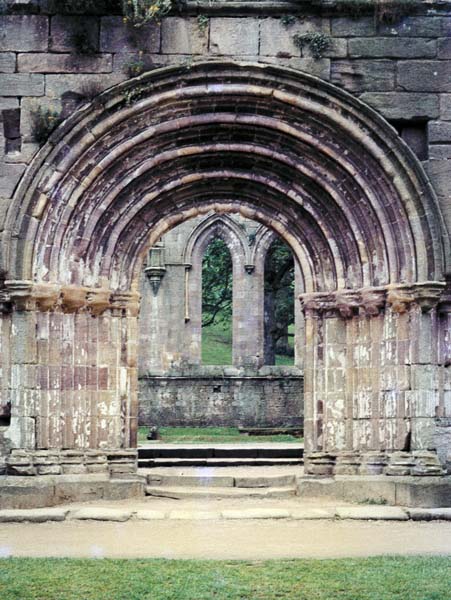 Fountains Abbey,Church,Doorway