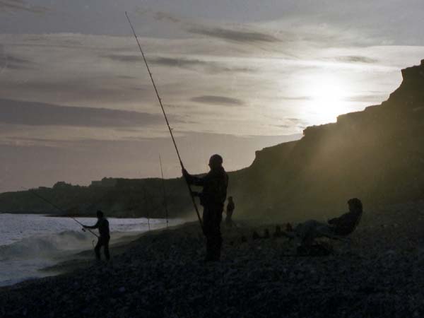 New Milton,Barton,Sky,Sunset,Cliffs,Fishermen