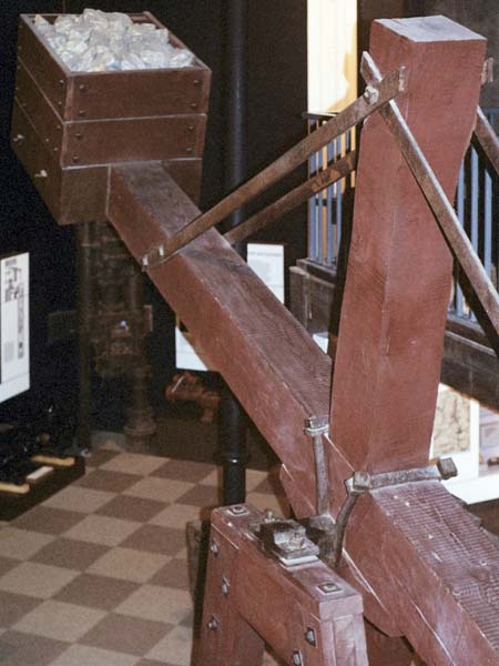 Derbyshire Mining Museum,Matlock Bath,Beam Counterweight