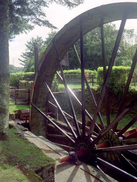 Wheal Martyn China Clay Museum,Waterwheel