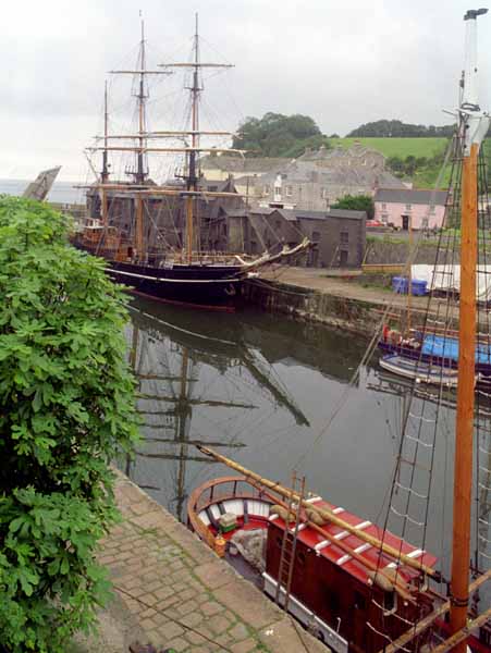 Charlestown Harbour,Sailing Ships,Boats