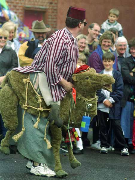 Wimborne Folk Festival,Procession,Hobby Horse,Camel