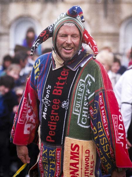 Wimborne Folk Festival,Procession,Jester