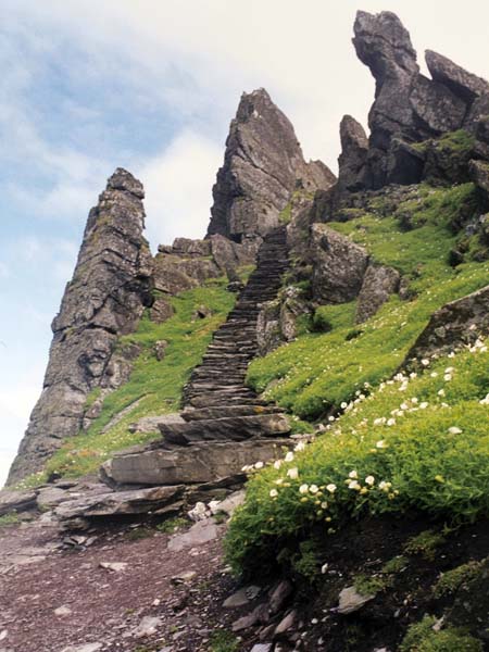 Skellig Michael,Scielg Mhichíl,Scielg Mhichli,Steps,Rocks