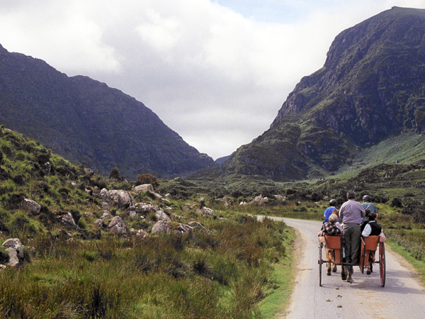 Killarney,Cill Airne,Gap of Dunloe,Jaunty Car,Jaunting Car