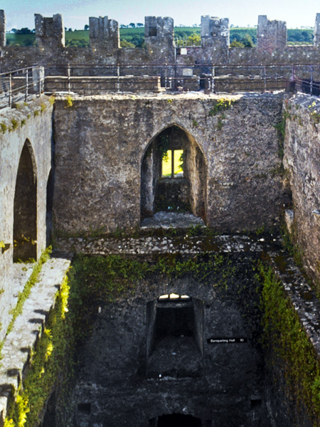 Blarney Castle,Battlements