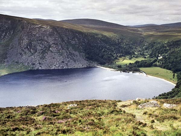 Mountains,Sally Gap,Lake,Lough Tay,House,Luggala Lodge