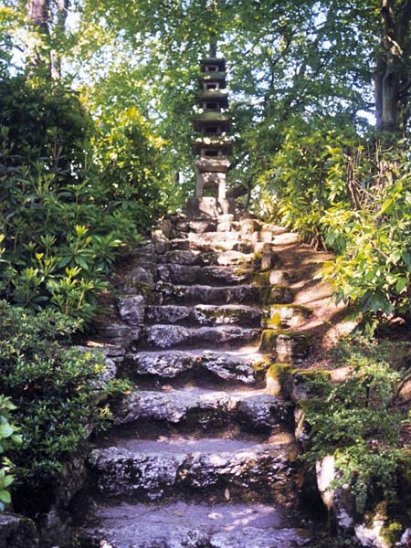 Poole,Compton Acres Gardens,Japanese,Steps