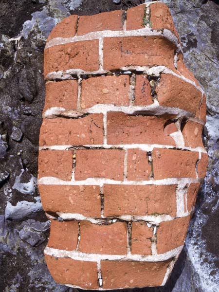 Isle of Wight,Brook Chine,Freshwater Bay,Bricks